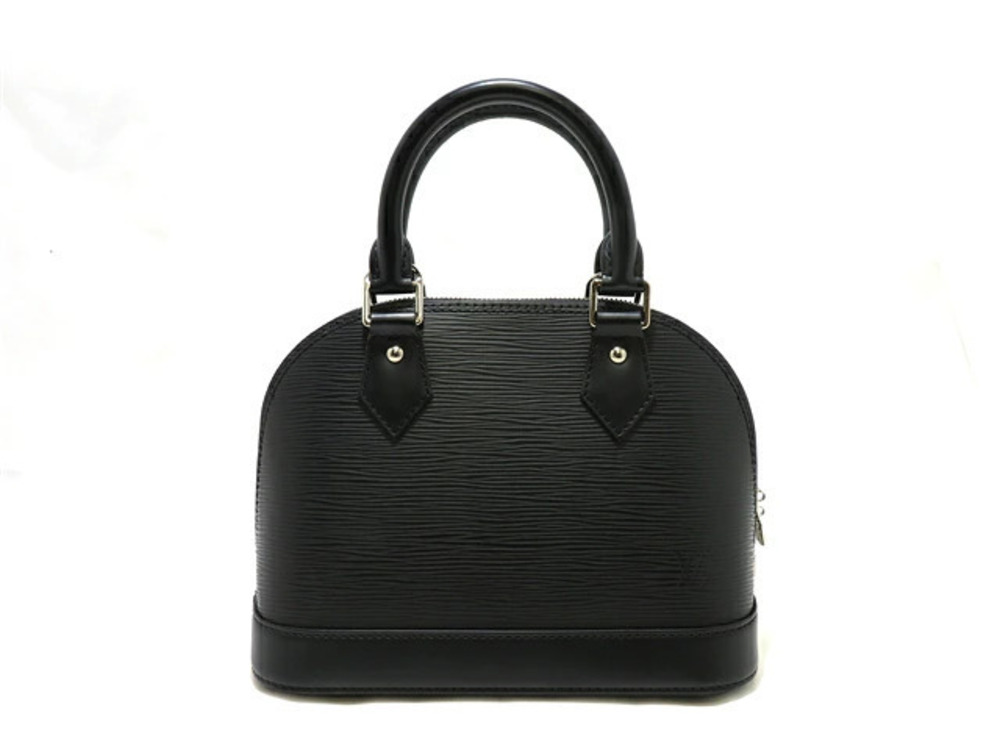 LOUIS VUITTON Alma Shoulder Bag Handbag Epi Leather Noir Black
